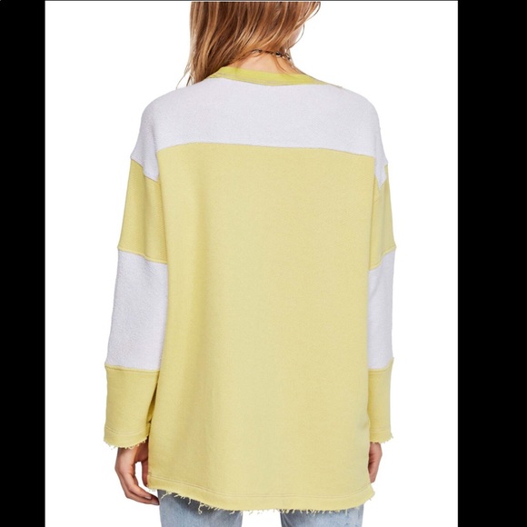 NWT Free People Jordan Colorblock Fleece Pullover - Picture 2 of 8